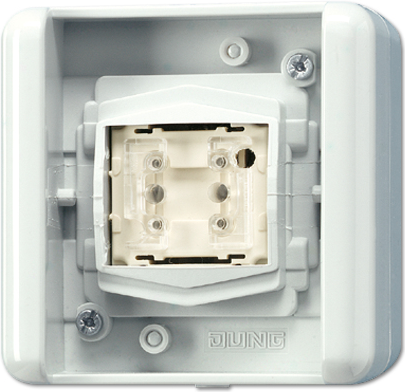 Jung KNX Taster BA 1f. Mittenstellung 8471.02 LEDW (8471.02LEDW) von Jung