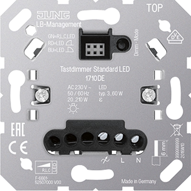 Jung LED-Tastdimmer 1710 DE 1710DE Jung LED-Tastdimmer 1710 DE 1710DE von Jung
