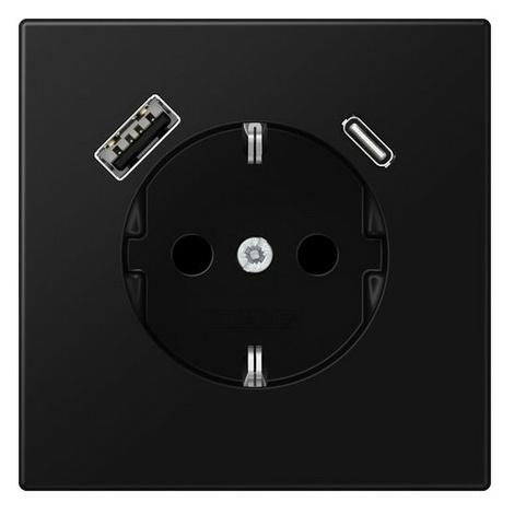 Jung LS1520-15CASWM SCHUKO-Steckdose mit USB Jung LS1520-15CASWM SCHUKO-Steckdose mit USB von Jung