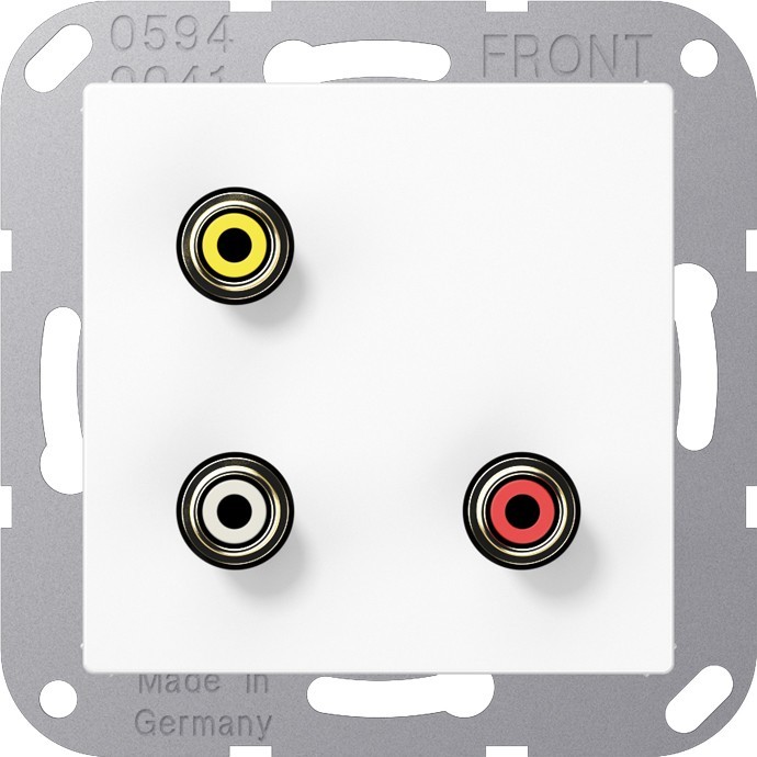 Jung Multimedia-Anschluss aws MA A 1031 WW MAA1031WW Jung Multimedia-Anschluss aws MA A 1031 WW MAA1031WW von Jung