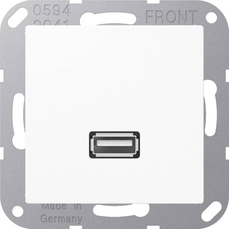 Jung Multimedia-Anschluss aws MA A 1122 WW MAA1122WW von Jung