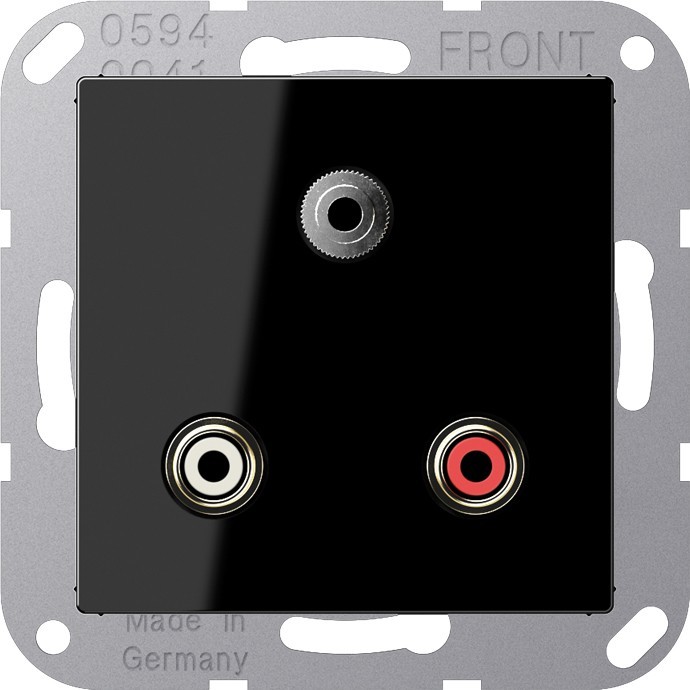 Jung Multimedia-Anschluss sw MA A 1011 SW MAA1011SW von Jung