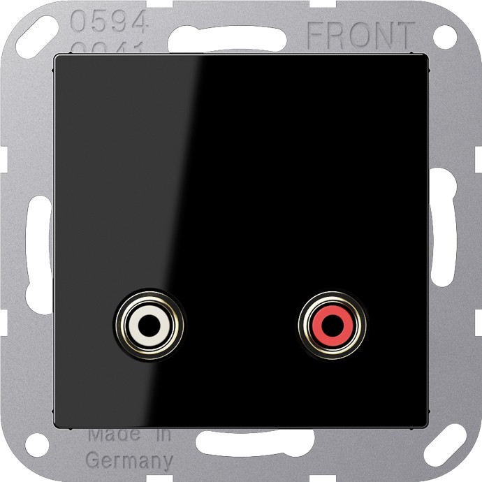 Jung Multimedia-Anschluss sw MA A 1021 SW MAA1021SW Jung Multimedia-Anschluss sw MA A 1021 SW MAA1021SW von Jung