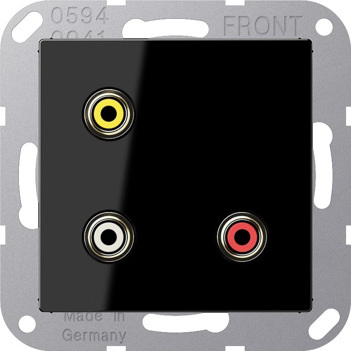 Jung Multimedia-Anschluss sw MA A 1031 SW MAA1031SW von Jung