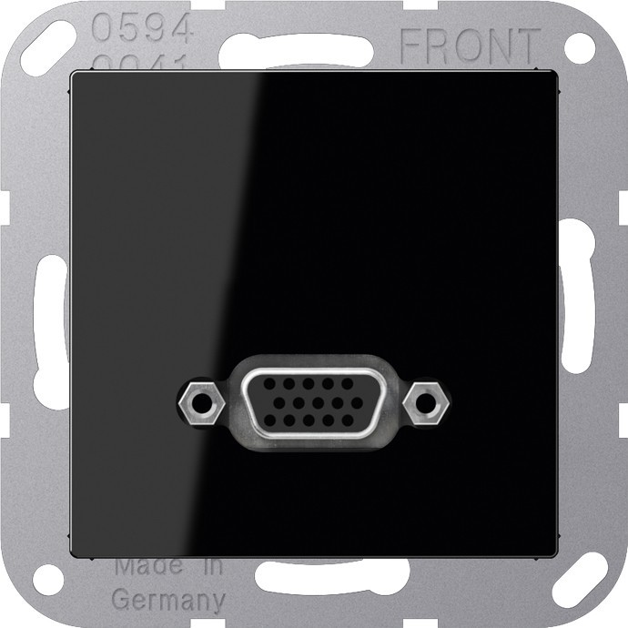 Jung Multimedia-Anschluss sw MA A 1102 SW MAA1102SW Jung Multimedia-Anschluss sw MA A 1102 SW MAA1102SW von Jung