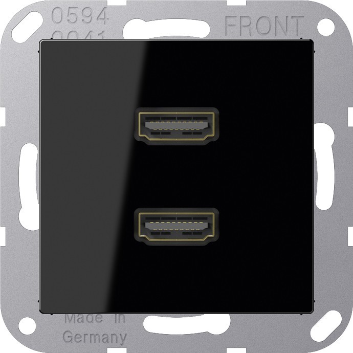 Jung Multimedia-Anschluss sw MA A 1133 SW MAA1133SW von Jung