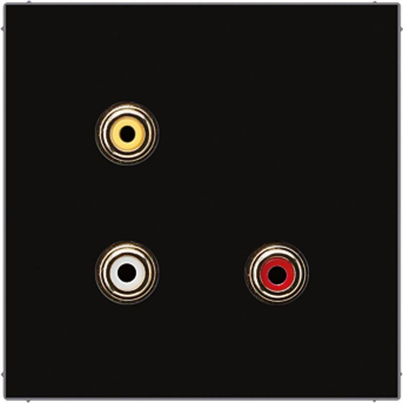 Jung Multimedia-Anschluss sw MA LS 1031 SW MALS1031SW von Jung