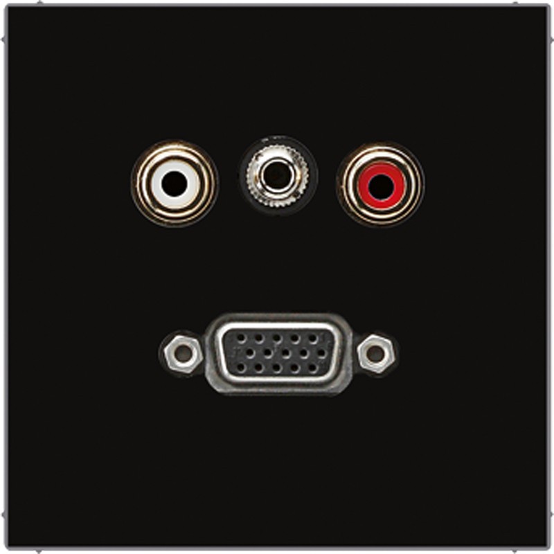 Jung Multimedia-Anschluss sw MA LS 1072 SW MALS1072SW Jung Multimedia-Anschluss sw MA LS 1072 SW MALS1072SW von Jung