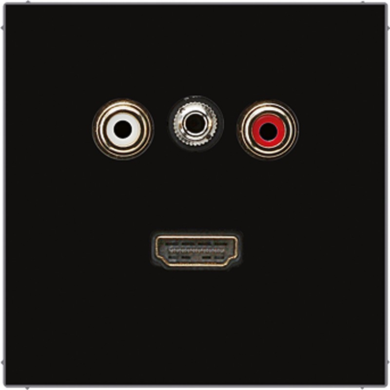 Jung Multimedia-Anschluss sw MA LS 1082 SW MALS1082SW Jung Multimedia-Anschluss sw MA LS 1082 SW MALS1082SW von Jung