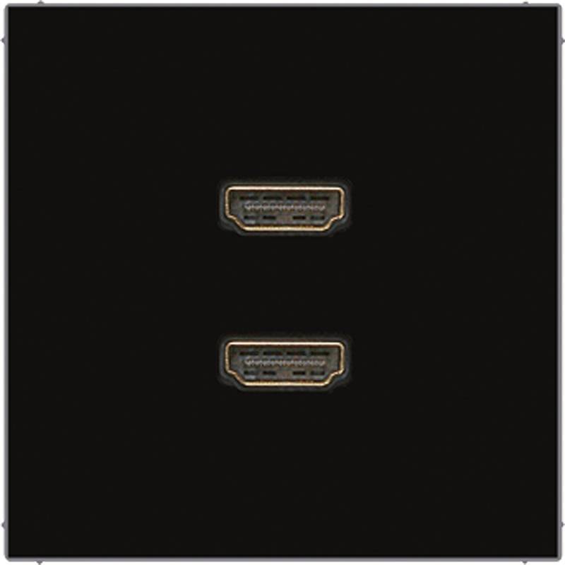 Jung Multimedia-Anschluss sw MA LS 1133 SW MALS1133SW von Jung
