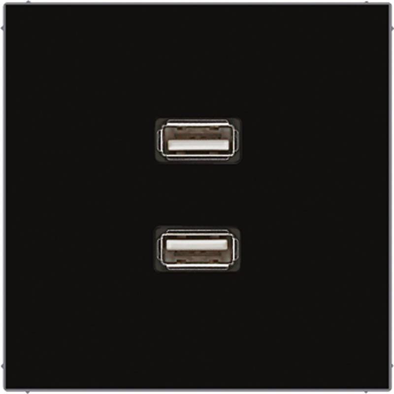 Jung Multimedia-Anschluss sw MA LS 1153 SW MALS1153SW von Jung