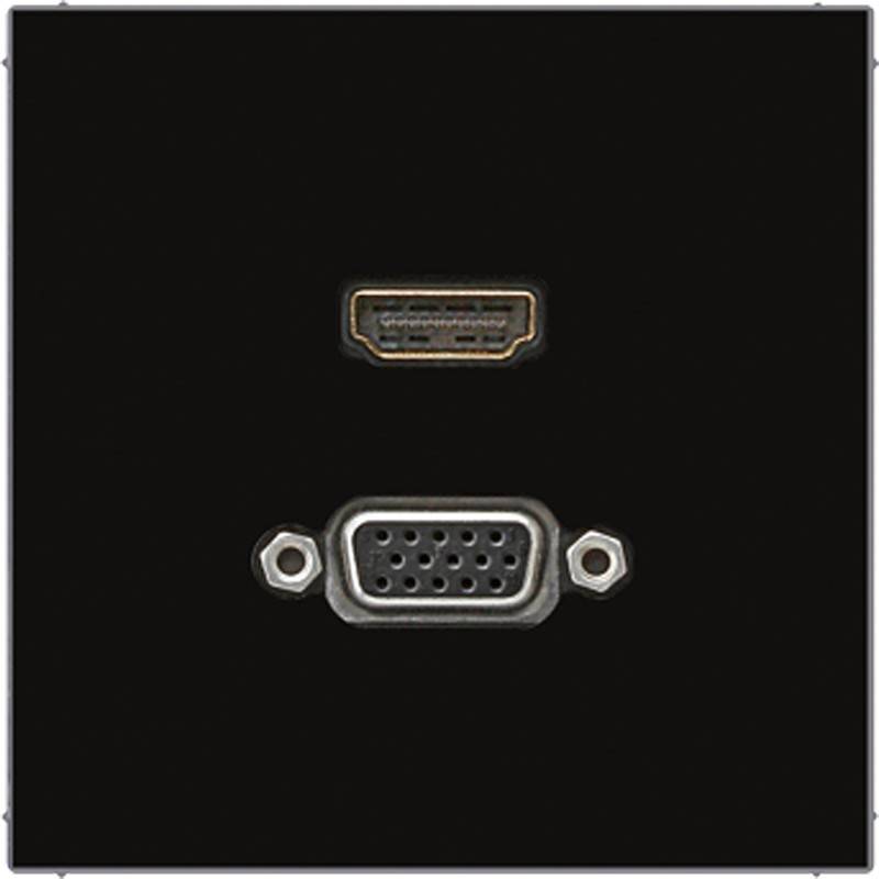Jung Multimedia-Anschluss sw MA LS 1173 SW MALS1173SW von Jung