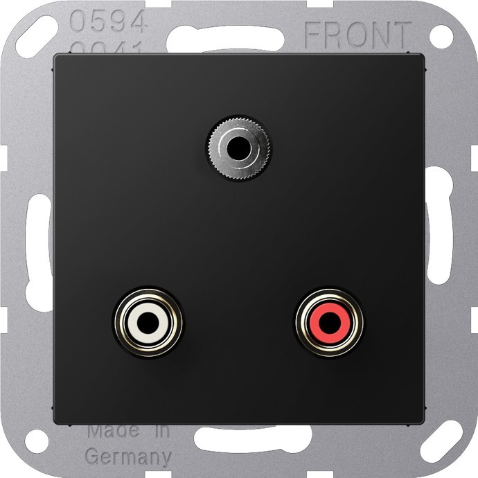 Jung Multimedia-Anschlusssystem MA A 1011 SWM MAA1011SWM von Jung