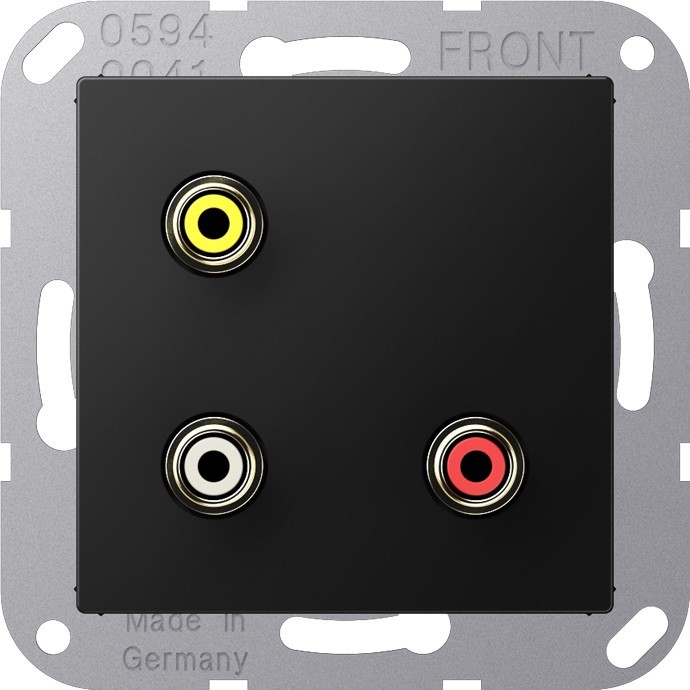 Jung Multimedia-Anschlusssystem MA A 1031 SWM MAA1031SWM von Jung