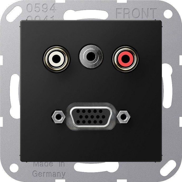 Jung Multimedia-Anschlusssystem MA A 1072 SWM MAA1072SWM von Jung