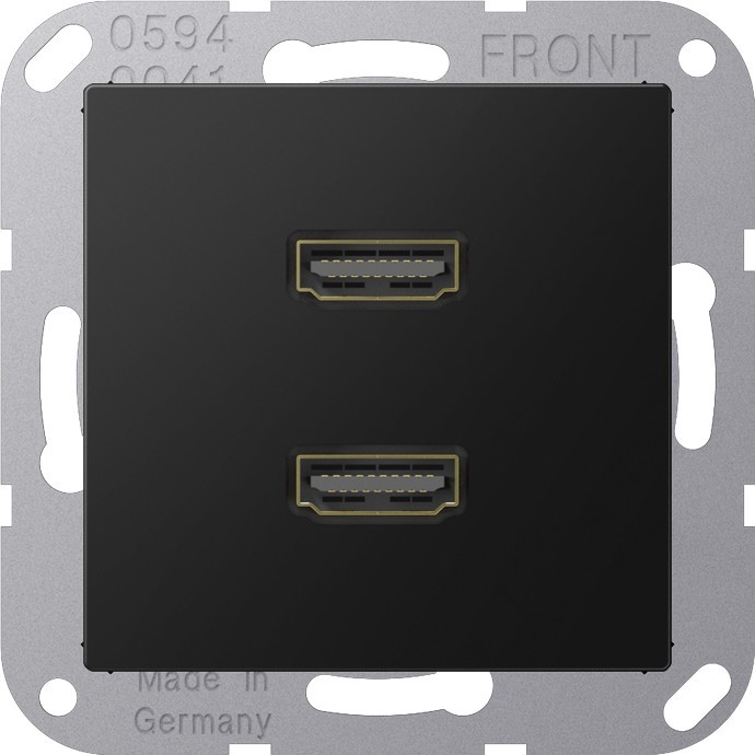 Jung Multimedia-Anschlusssystem MA A 1133 SWM MAA1133SWM von Jung