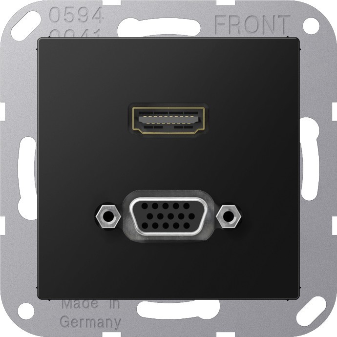 Jung Multimedia-Anschlusssystem MA A 1173 SWM MAA1173SWM von Jung