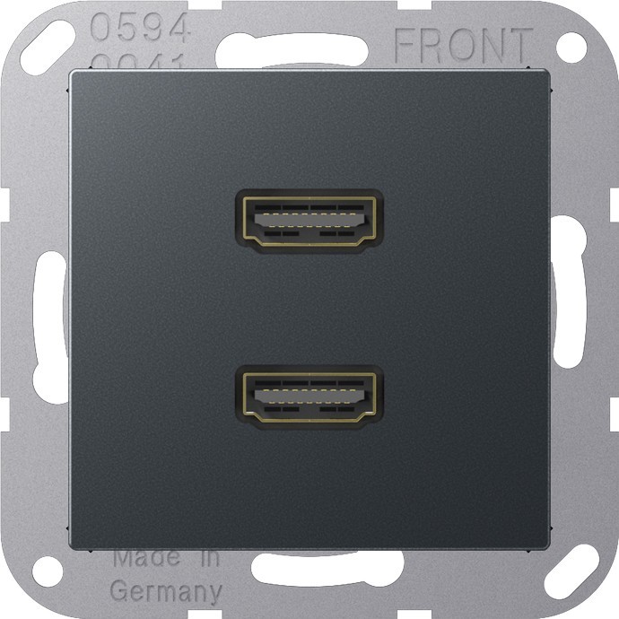 Jung Multimediadose 2 x HDMI MA A 1133 ANM MAA1133ANM Jung Multimediadose 2 x HDMI MA A 1133 ANM MAA1133ANM von Jung