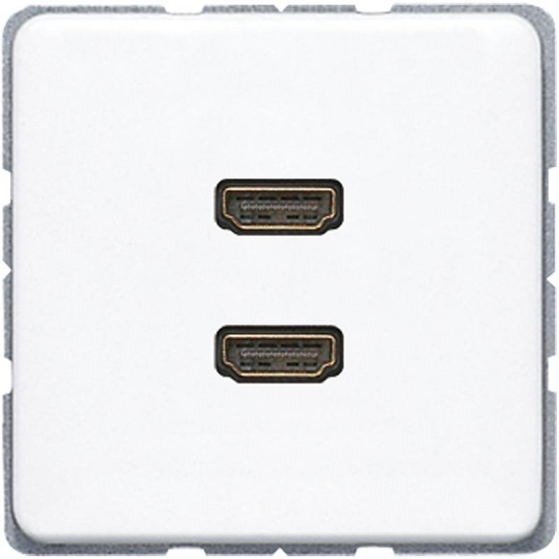 Jung Multimediadose 2 x HDMI MA CD 1133 WW MACD1133WW von Jung