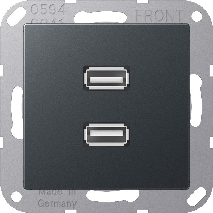 Jung Multimediadose 2 x USB MA A 1153 ANM MAA1153ANM Jung Multimediadose 2 x USB MA A 1153 ANM MAA1153ANM von Jung