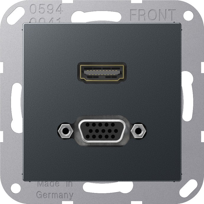 Jung Multimediadose HDMI + VGA MA A 1173 ANM MAA1173ANM Jung Multimediadose HDMI + VGA MA A 1173 ANM MAA1173ANM von Jung