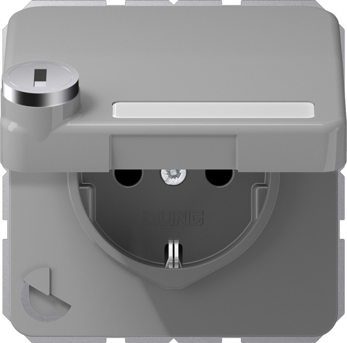 Jung SCHUKO-Steckdose 16A 250V CD 1520 NAKLSL GR CD1520NAKLSLGR Jung SCHUKO-Steckdose 16A 250V CD 1520 NAKLSL GR CD1520NAKLSLGR von Jung