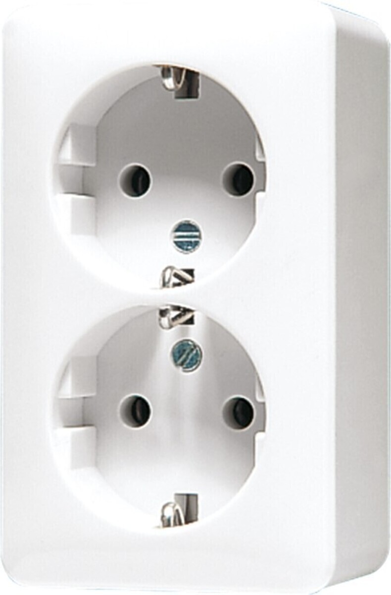 Jung SCHUKO-Steckdose 2-fach 6020 A WW 6020AWW Jung SCHUKO-Steckdose 2-fach 6020 A WW 6020AWW von Jung