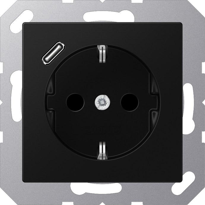 Jung SCHUKO Steckdose A 1520-18 C SWM A1520-18CSWM Jung SCHUKO Steckdose A 1520-18 C SWM A1520-18CSWM von Jung