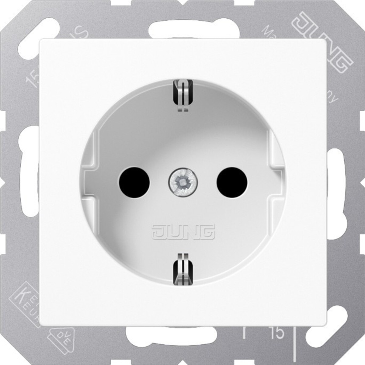 Jung SCHUKO-Steckdose A 1520 KI WW A1520KIWW Jung SCHUKO-Steckdose A 1520 KI WW A1520KIWW von Jung