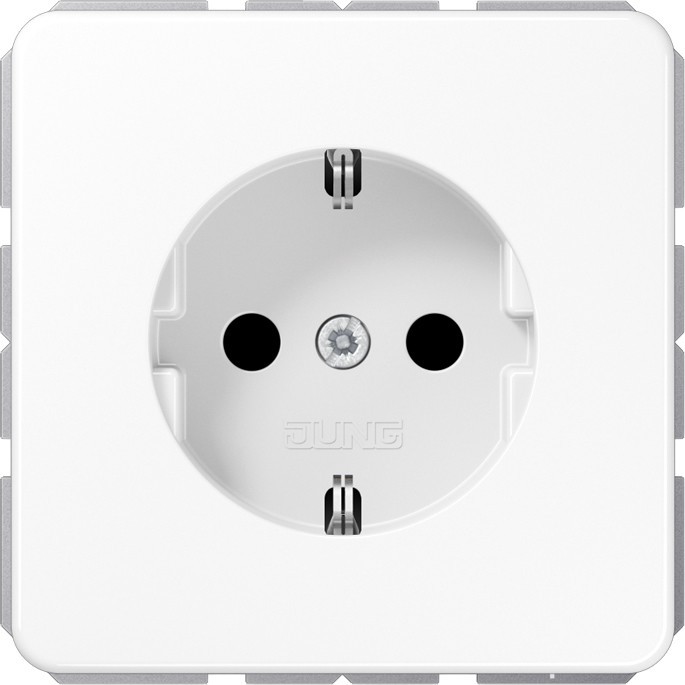 Jung SCHUKO-Steckdose CD 1520 BF WW CD1520BFWW Jung SCHUKO-Steckdose CD 1520 BF WW CD1520BFWW von Jung