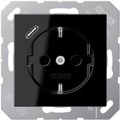 Jung SCHUKO Steckdose mit USB Typ C A1520-18CSW (A1520-18CSW) von Jung