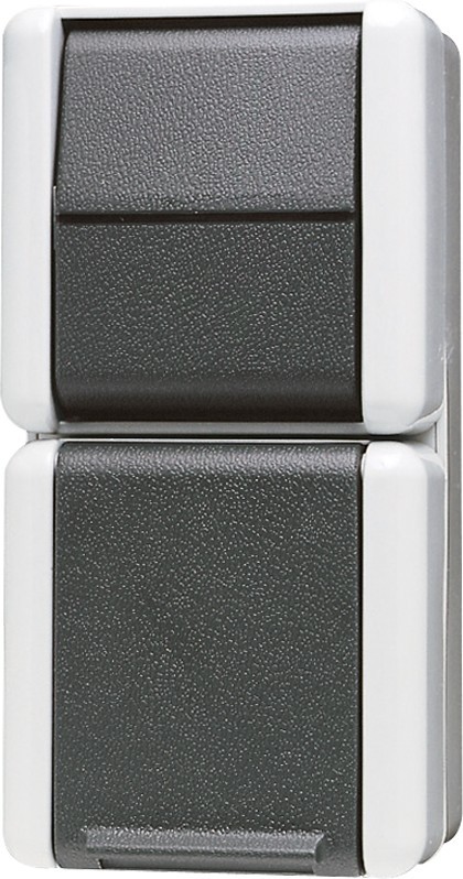 Jung Schalter-Steckdosen-Kombi. 876 W 876W Jung Schalter-Steckdosen-Kombi. 876 W 876W von Jung