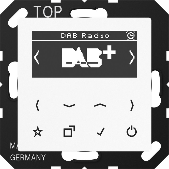 Jung Smart DAB+ Digitalradio DAB A WW DABAWW Jung Smart DAB+ Digitalradio DAB A WW DABAWW von Jung