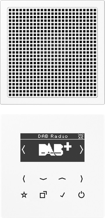 Jung Smart DAB+ Digitalradio DAB LS1 WW DABLS1WW von Jung
