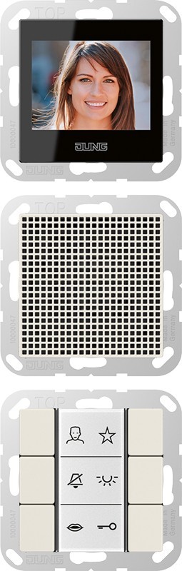 Jung Video-Innenstation SI VI A 622 W SIVIA622W von Jung