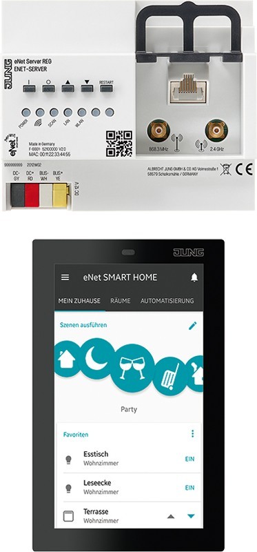 Jung eNet-Server Set ENET-S-SC 5 SW ENET-S-SC5SW Jung eNet-Server Set ENET-S-SC 5 SW ENET-S-SC5SW von Jung