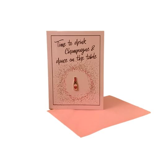 Jungle Empire Champagner Karte zum Geburtstag | Champagner Ansteck-Pin mit Glückwunsckkarte | Kleines Champagner Geschenk Jungle Empire Champagner Karte zum Geburtstag | Champagner Ansteck-Pin mit Glückwunsckkarte | Kleines Champagner Geschenk von Jungle Empire