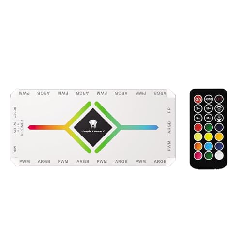 Jungle Leopard 2-IN-1 ARGB PWM Fan Hub,RGB Controller PC,ARGB Fan Hub Controller(WH, HUB) von Jungle Leopard