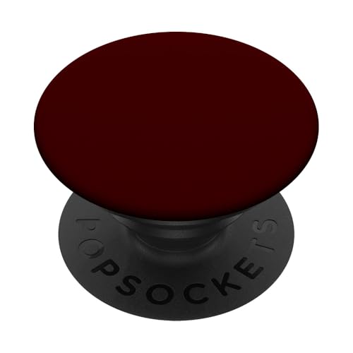 Einfarbig Dunkel Rote Farbe Ganz In Rot Rose Red Dunkelrot PopSockets PopGrip: Ausziehbarer Sockel und Griff für Handys/Tablets mit Tauschbarem Top PopSockets Klebender PopGrip von Jungs & Mädchen Fingerhalter cool schön am Handy