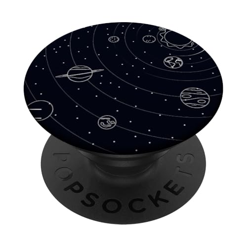 Galaxie Galaxy Weltall Galxy Gelaxy Kosmos Universum Planet PopSockets PopGrip: Ausziehbarer Sockel und Griff für Handys/Tablets mit Tauschbarem Top PopSockets Klebender PopGrip von Jungs & Mädchen Fingerhalter cool schön am Handy