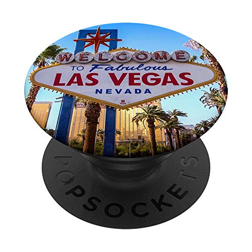 Welcome to Fabulous Las Vegas Nevada Schild USA PopSockets mit austauschbarem PopGrip von Jungs & Mädchen cooler Fingerhalter schön am Handy