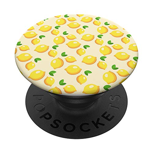 saftige Zitrone Lemon PopSockets mit austauschbarem PopGrip von Jungs & Mädchen cooler Fingerhalter schön am Handy