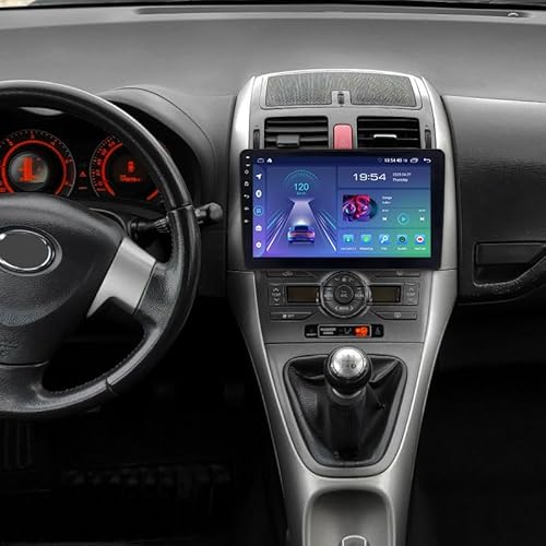 JUNHUA 10.1" Android 12 2GB+32GB Autoradio Navi für Toyota AURIS MK1 E150 2006-2012, mit 1280x800, Unterstützt Wireless Carplay Android Auto GPS Bluetooth DSP FM Radio RDS WiFi von Junhua
