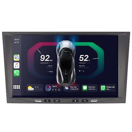 JUNHUA 8" Grau Android 12 Autoradio mit 2+32GB Navi Ersaz für Opel Corsa c d h Vectra Astra Zafira Meriva Vivaro Twintop Signum,Wireless Carplay Android Auto 1280 * 800 WiFi Bluetooth GPS von Junhua