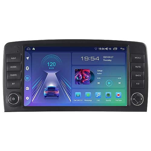 JUNHUA 9" Android 12 Autoradio mit 2+32GB Navi Ersaz für Mercedes-Benz R-Class R350 W251 2006–2013, Unterstüzt 1280x800 Wireless Carplay Android Auto WiFi Bluetooth RDS FM von Junhua