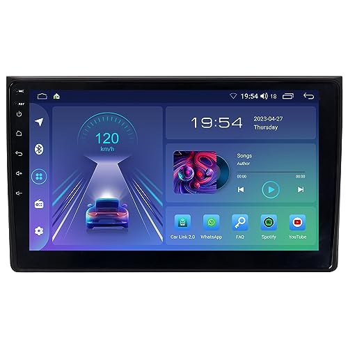 JUNHUA 9" Android 12 Autoradio mit navi 2GB+32GB Ersatz für Audi A4 S4 RS4 B6 B7, Unterstützt Wireless Carplay Android Auto Bose-System Bluetooth 5.1 WiFi GPS SWC von Junhua