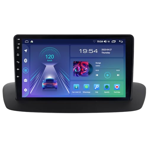 JUNHUA 9" Android 13 2+32GB Autoradio mit Navigation Stereo für Renault Megane III high-end 2009-2015, Unterstützt Wireless Carplay Android Auto Bluetooth USB SWC DSP von Junhua