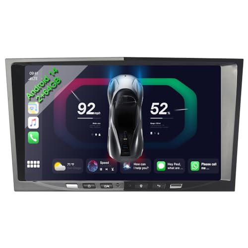 JUNHUA Android 14 2+64GB Radio für Opel Corsa c d h Vectra Astra Zafira Meriva Vivaro Twintop Signum Autoradio GPS Navi Bluetooth WiFi von Junhua