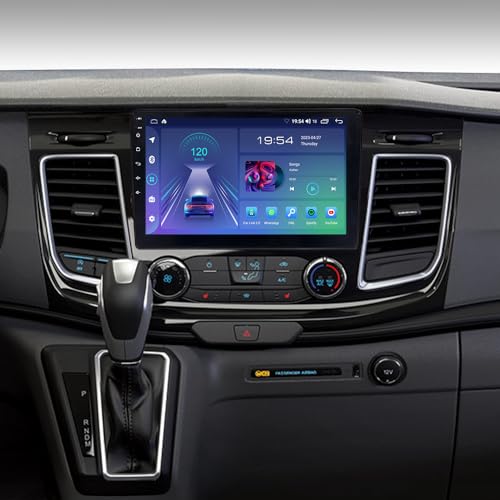 JUNHUA Android Autoradio Upgrade für Ford Transit Tourneo Custom 2018-2022, mit 10.1" 1280 * 800 IPS Wireless Carplay Android Auto, Navigation GPS Bluetooth RDS USB 2G+32GB von Junhua