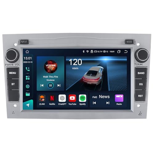 JUNHUA Autoradio für Opel Corsa D (2006-2011) - Wireless CarPlay & Android Auto, 7 Zoll Touchscreen, 8-Core CPU, 4GB RAM + 64GB ROM, GPS, WiFi/4G, Bluetooth 5.0, Kühlventilator, Lenkradsteuerung JUNHUA Autoradio für Opel Corsa D (2006-2011) - Wireless CarPlay & Android Auto, 7 Zoll Touchscreen, 8-Core CPU, 4GB RAM + 64GB ROM, GPS, WiFi/4G, Bluetooth 5.0, Kühlventilator, Lenkradsteuerung von Junhua